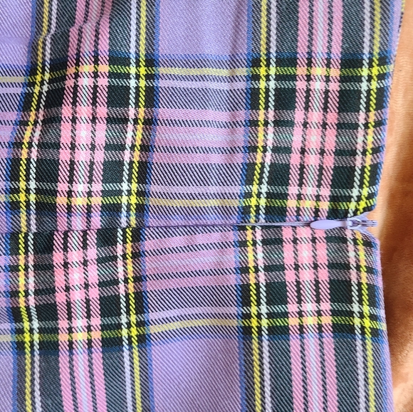Tartan Pleated Skirt! 1XL ☆ - Picture 3 of 4